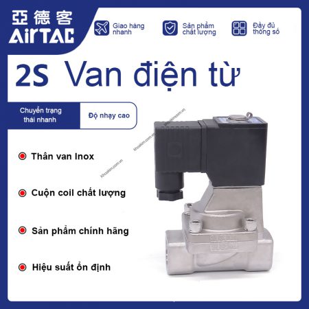 2s050 Van nước inox Airtac