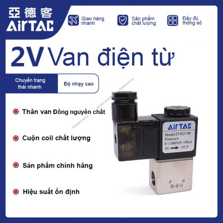 2V025 Van điện từ khí nén Airtac