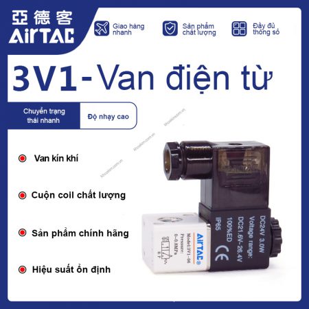 3v1 Van điện từ khí nén Airtac