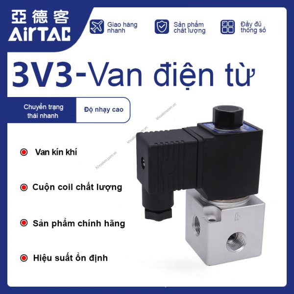 3V3-08 Van điện từ khí nén Airtac