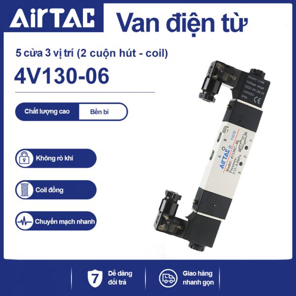 4V130 Van điện từ khí nén Airtac