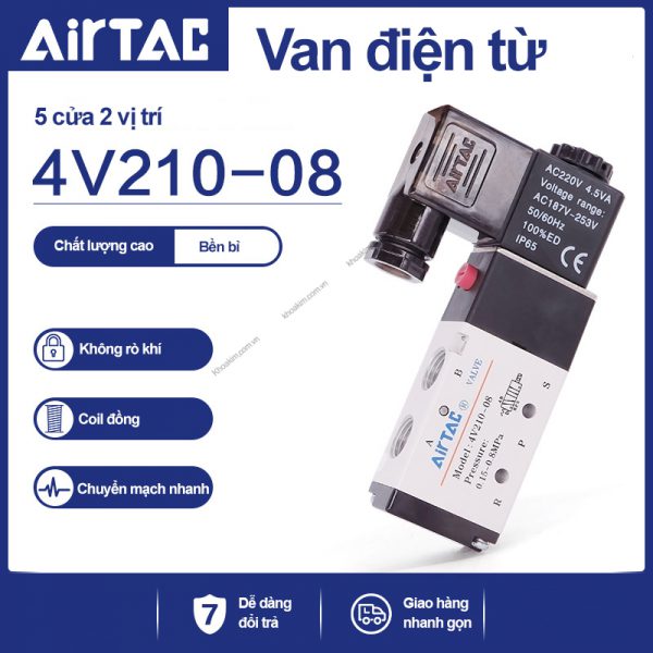 4V210 Van điện từ khí nén Airtac