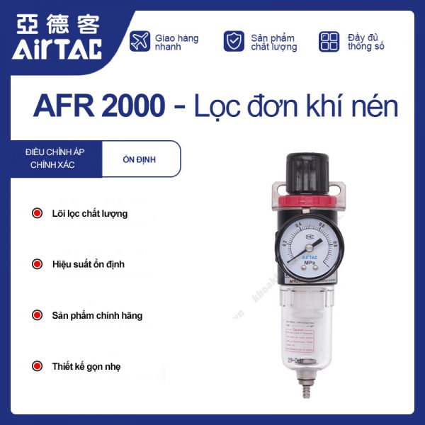 afr2000 bầu lọc khí nén Airtac