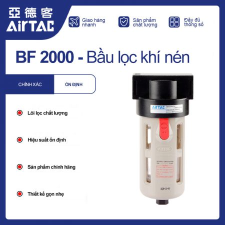 BF2000 Airtac bầu lọc khí nén