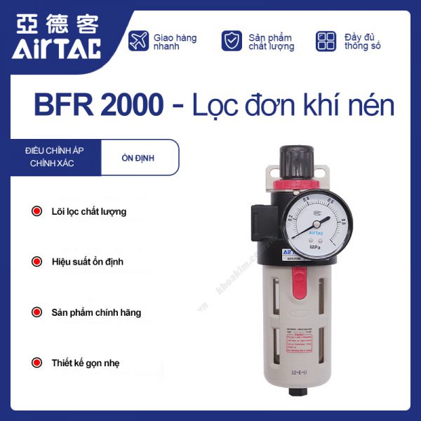 BR2000 lọc đơn khí nén Airtac