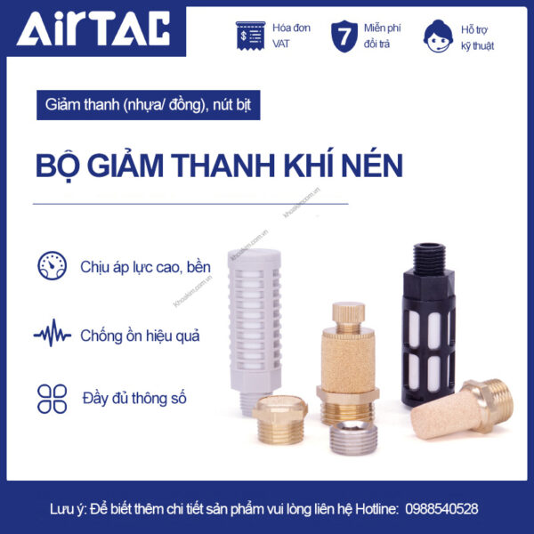 BSL giảm thanh khí nén Airtac