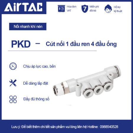 PKD cút nối nhanh Airtac