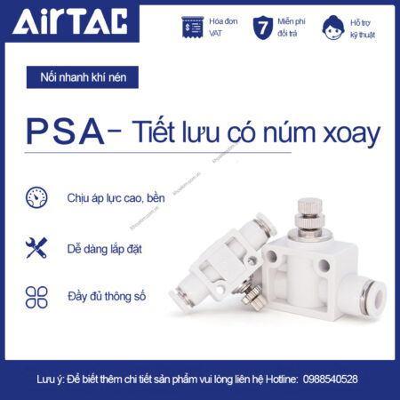 LSA PSA van tiết lưu khí nén Airtac