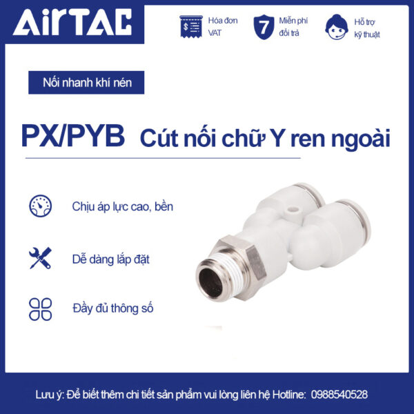 PX PYB cut noi chu Y khi nen Airtac